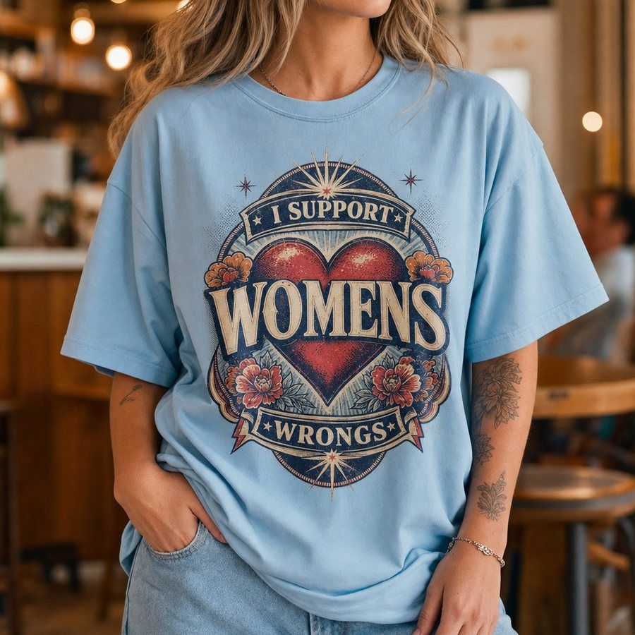 I Support Women’s Wrongs T-Shirt product image 3