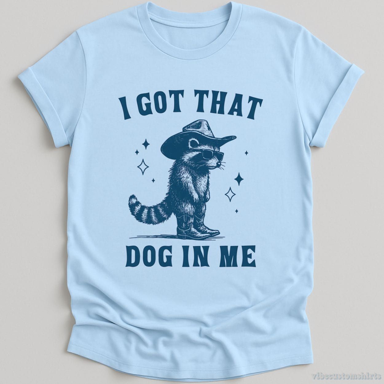 I Got That Dog in Me Cowboy Raccoon Shirt product image 4