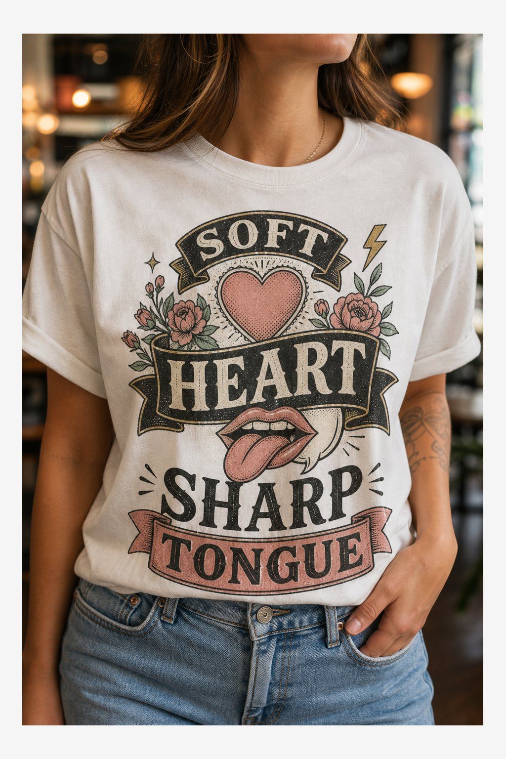 Soft Heart, Sharp Tongue T-Shirt product image 2