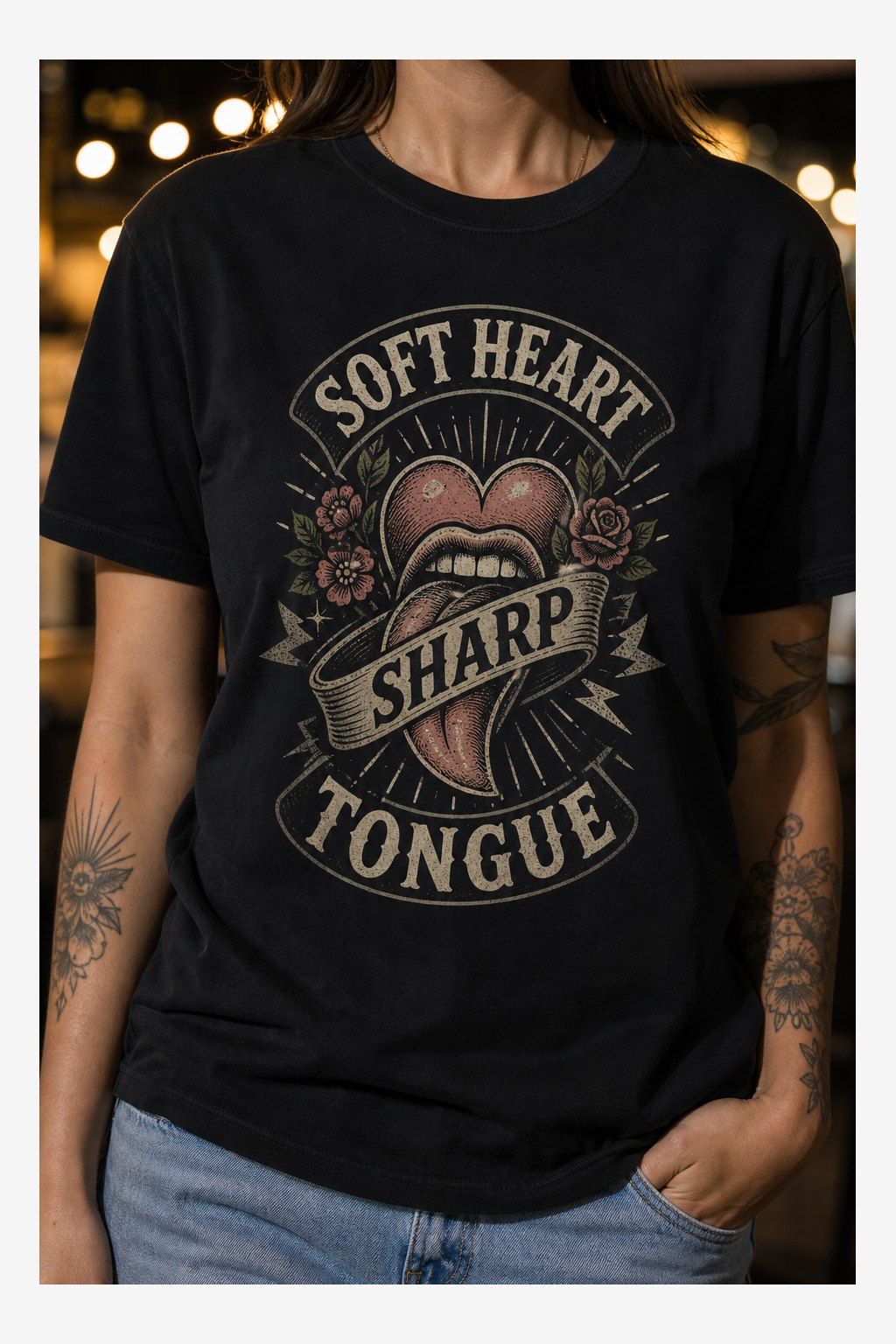 Soft Heart, Sharp Tongue T-Shirt product image 5