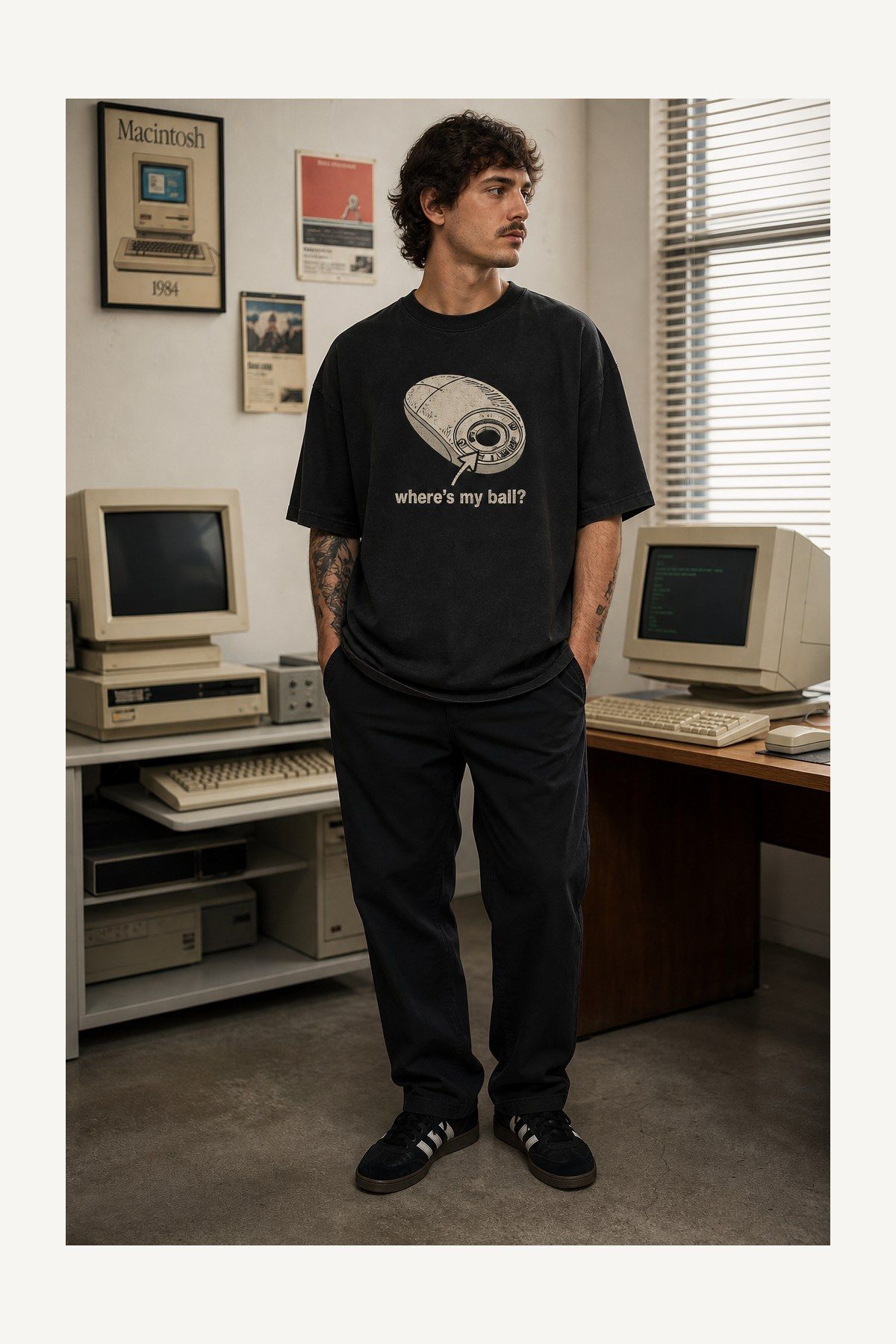 Where’s My Ball? Retro Mouse Tee product image 1