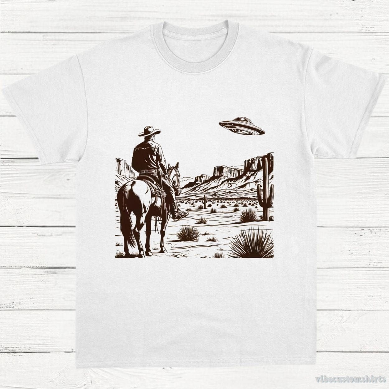 Ufo Western Vintage Cowboy Shirt product image 3