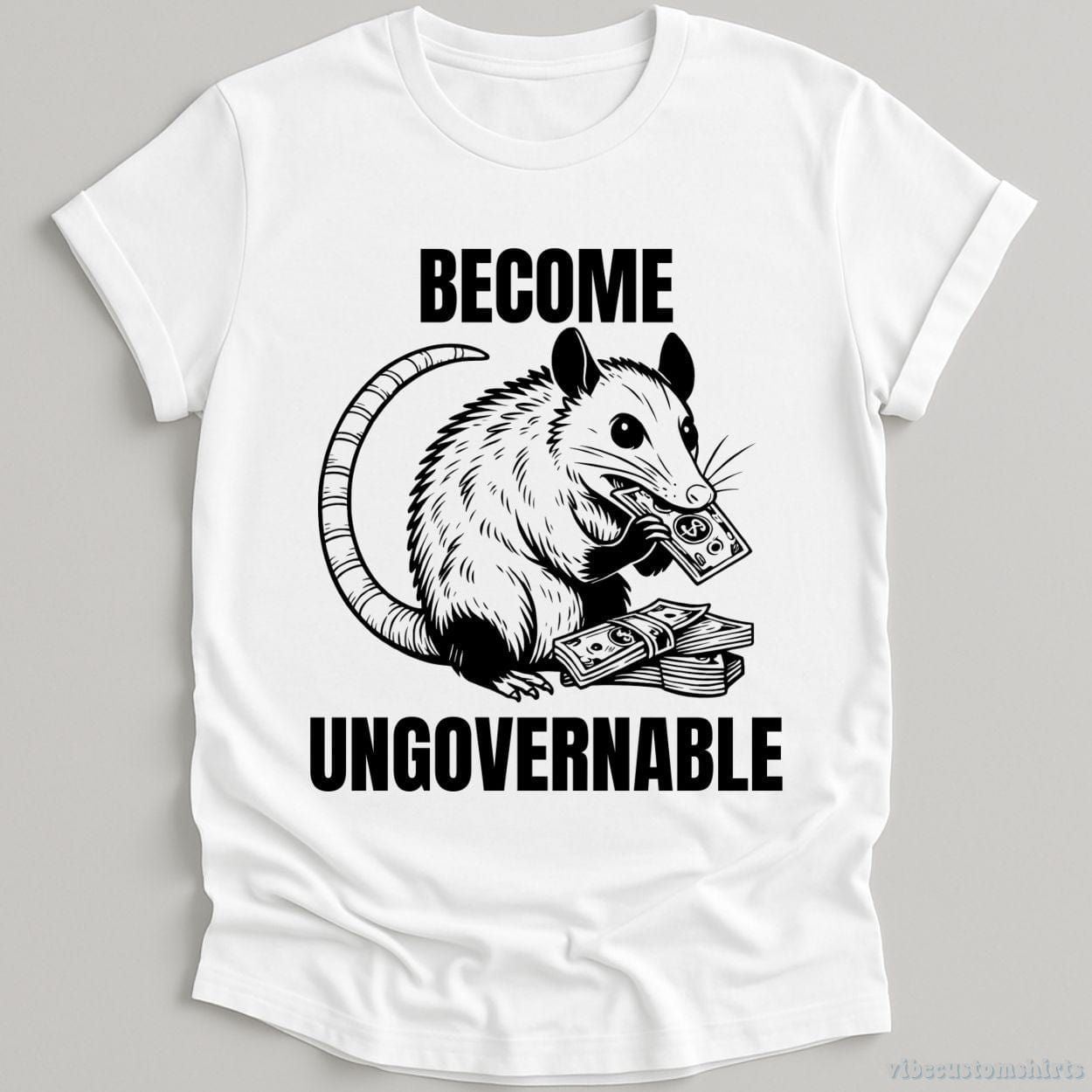 Become Ungovernable Angry Opossum Shirt product image 2