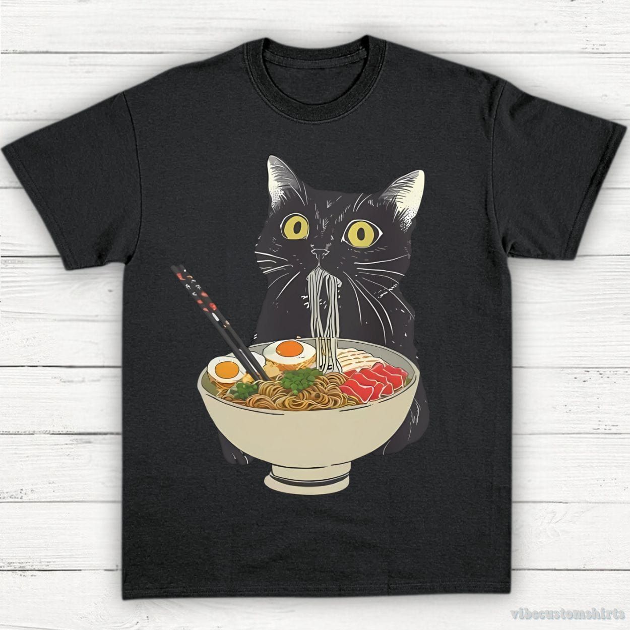 Noodle Cat, Ramen Cat Shirt product image 5
