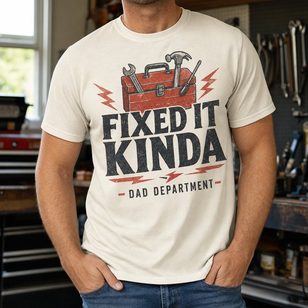 Fixed It Kinda Dad Department T-Shirt product image 1