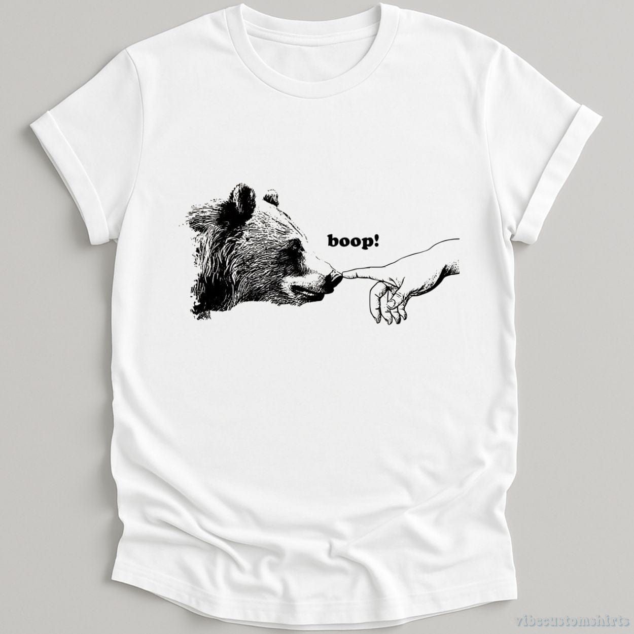 Poke The Bear Funny Boop Vintage Shirt product image 2