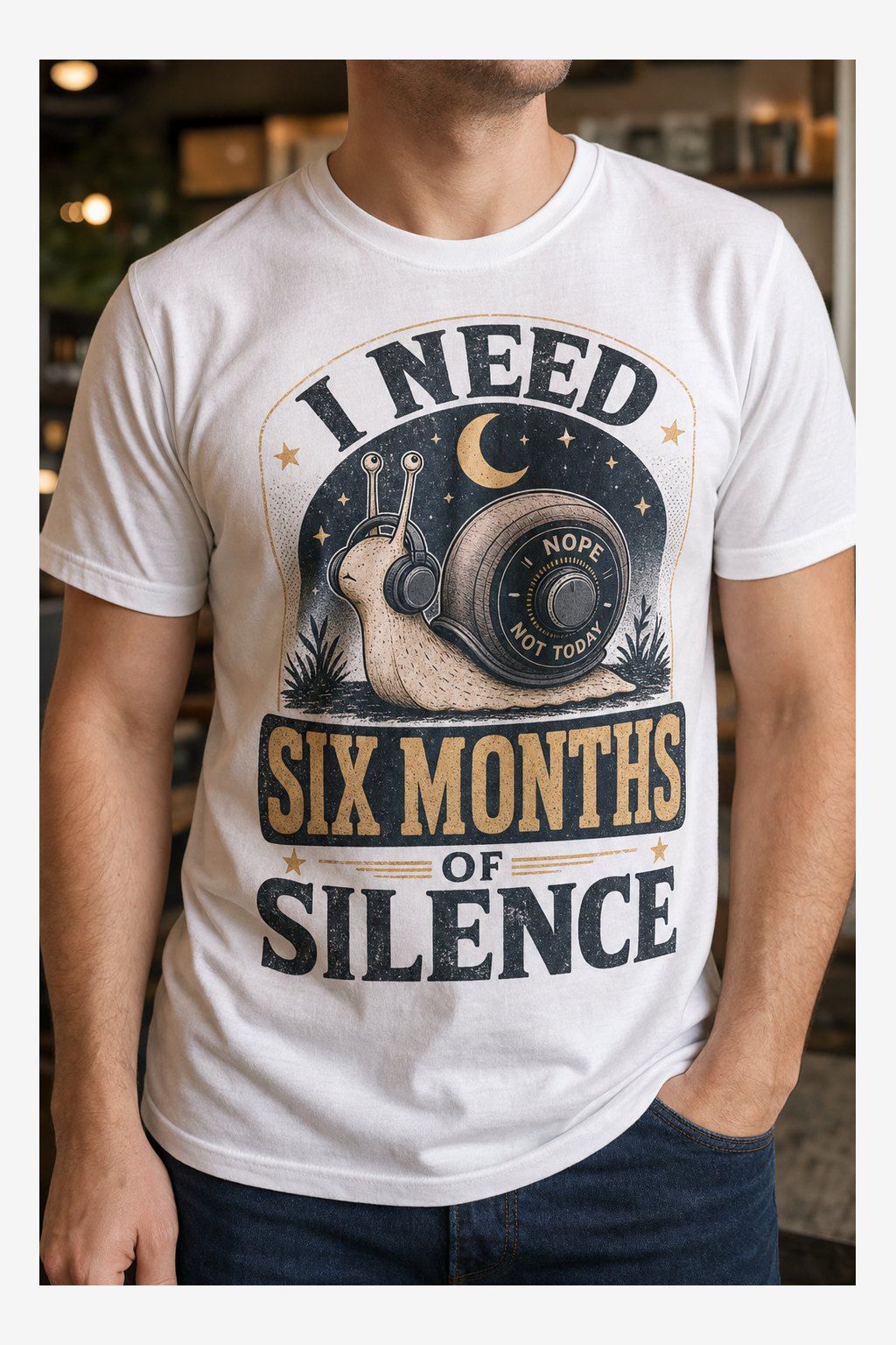 I Need Six Months of Silence T-Shirt product image 2