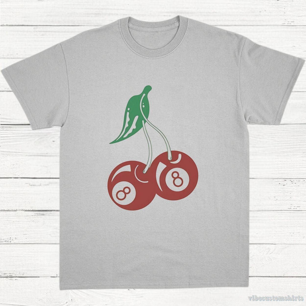 Vintage Cherry 8 Ball Retro Billard Lovers Shirt product image 6