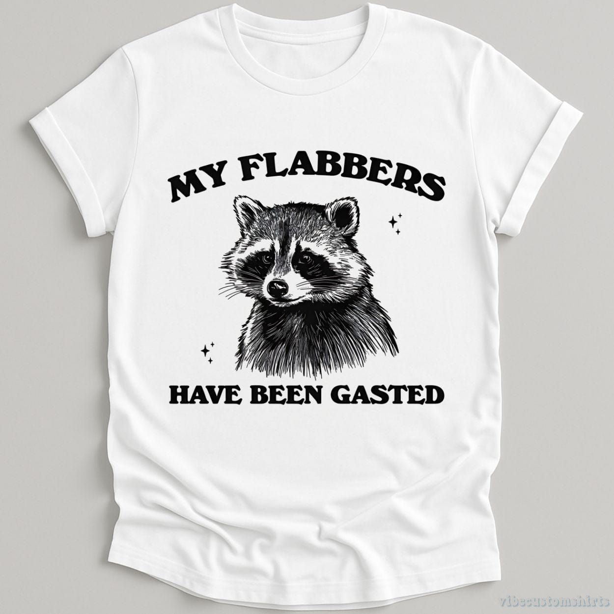 My Flabbers Have Been Gasted Raccoon Meme Shirt product image 2