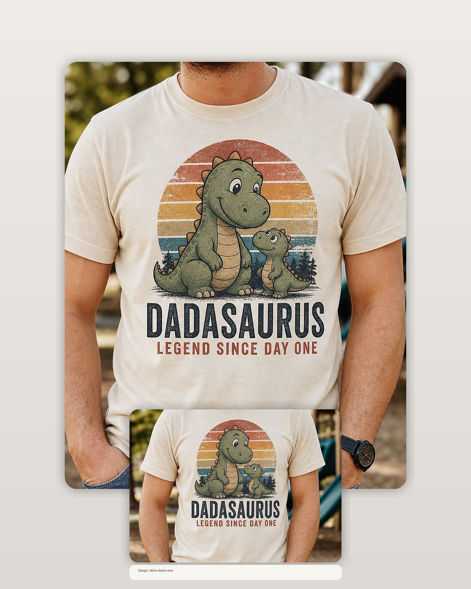 Dadasaurus Legend Since Day One T-Shirt product image 2