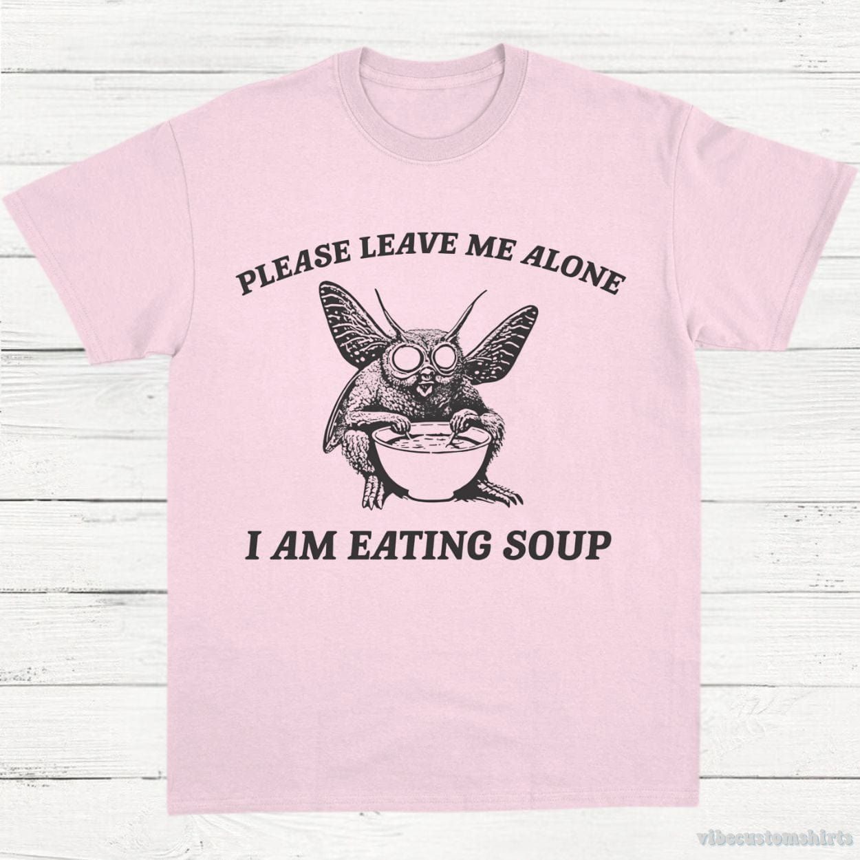 Retro Mothman I Am Eating Soup Cryptid Vintage Shirt product image 5