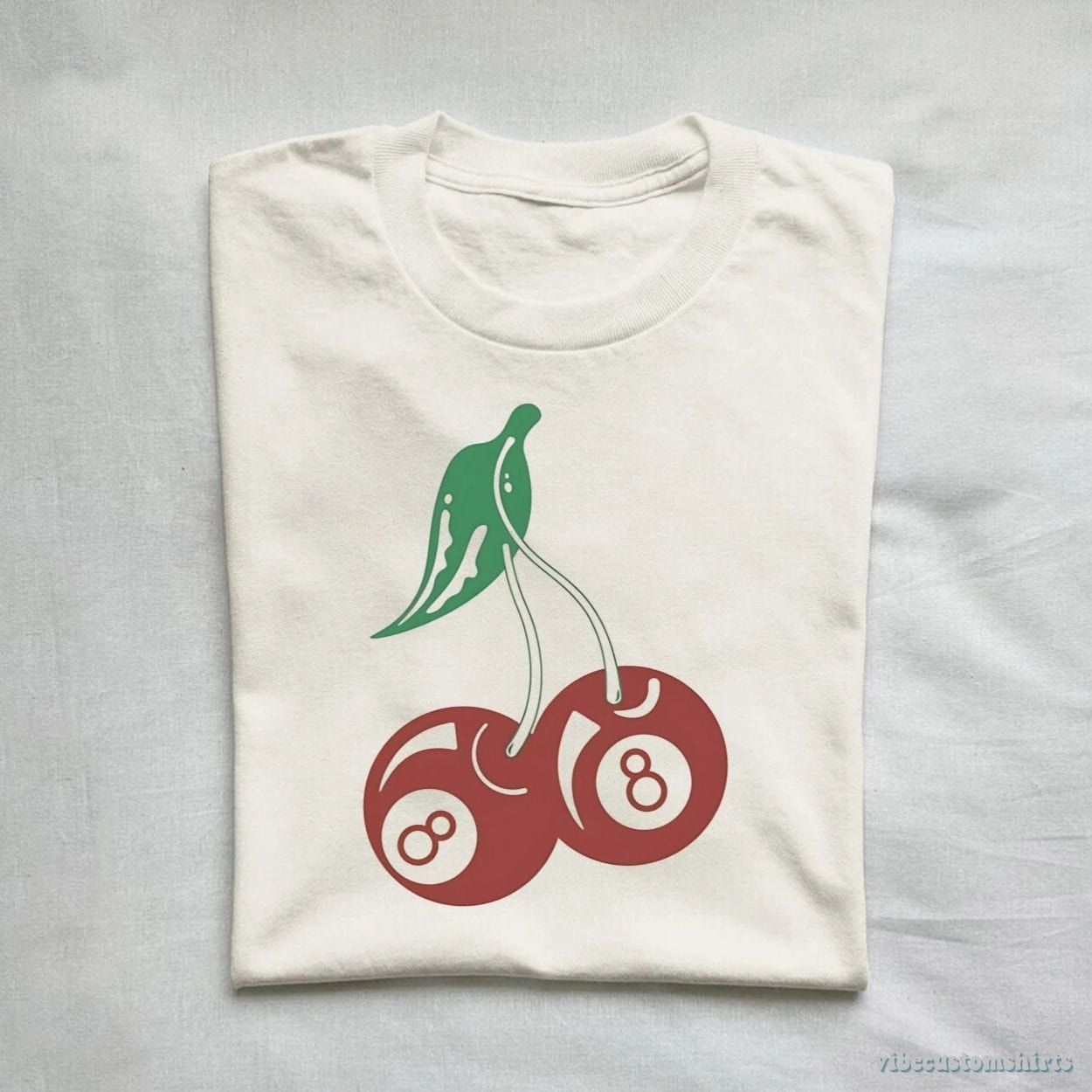 Vintage Cherry 8 Ball Retro Billard Lovers Shirt product image 1