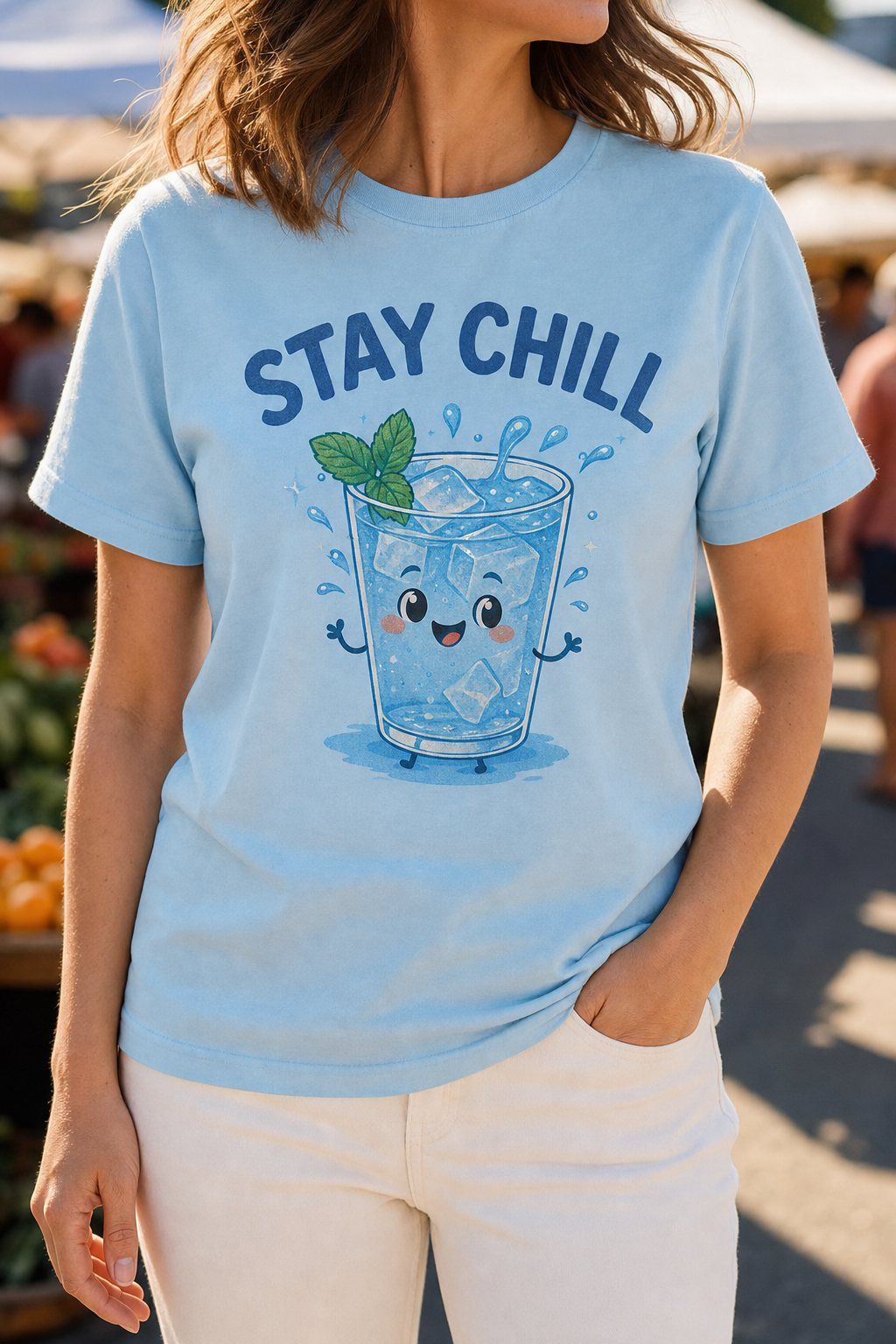 Stay Chill Water Cup Tee product image 1