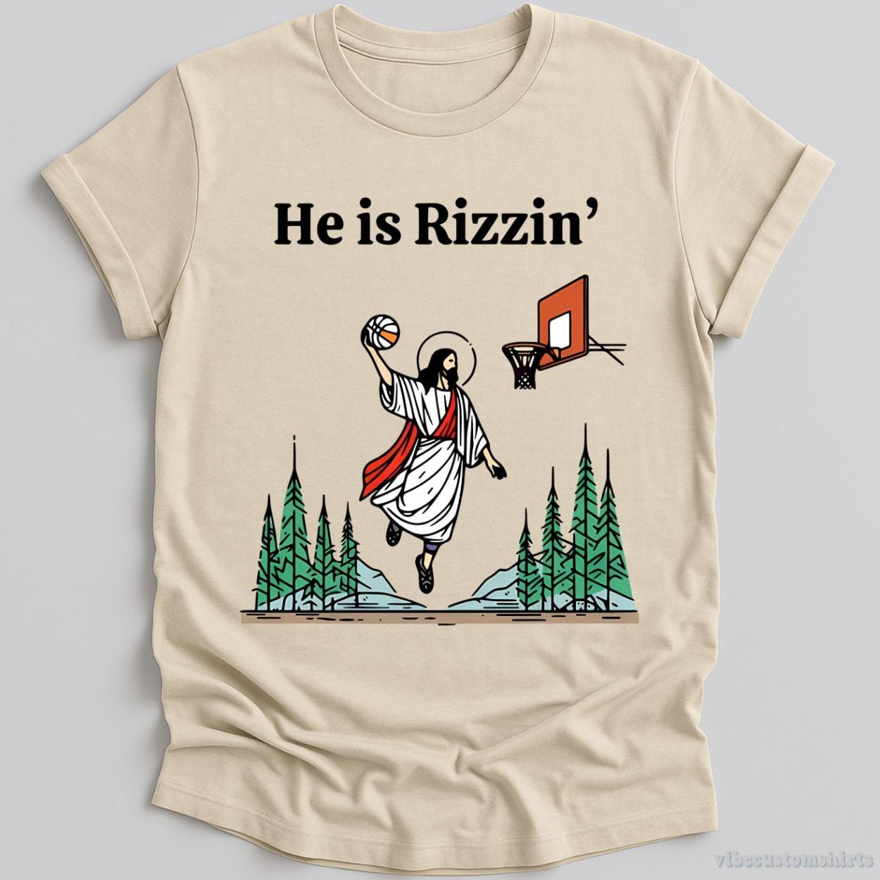 He is Rizzin Jesus Meme Shirt product image 2