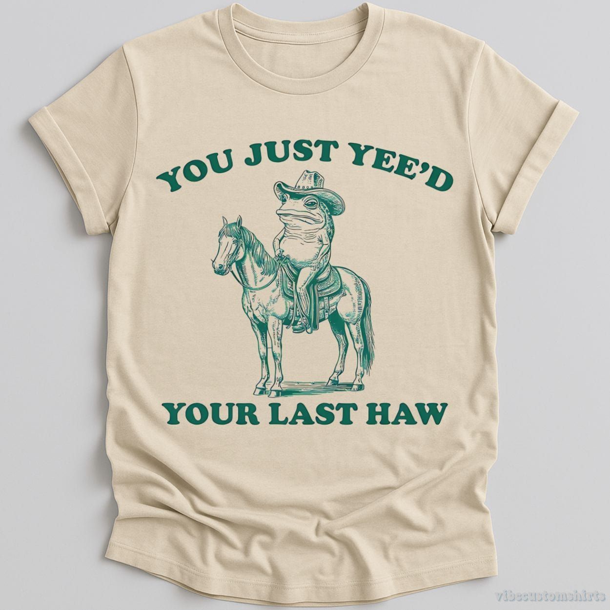 You Just Yeed Your Last Haw Cowboy Frog Shirt product image 1