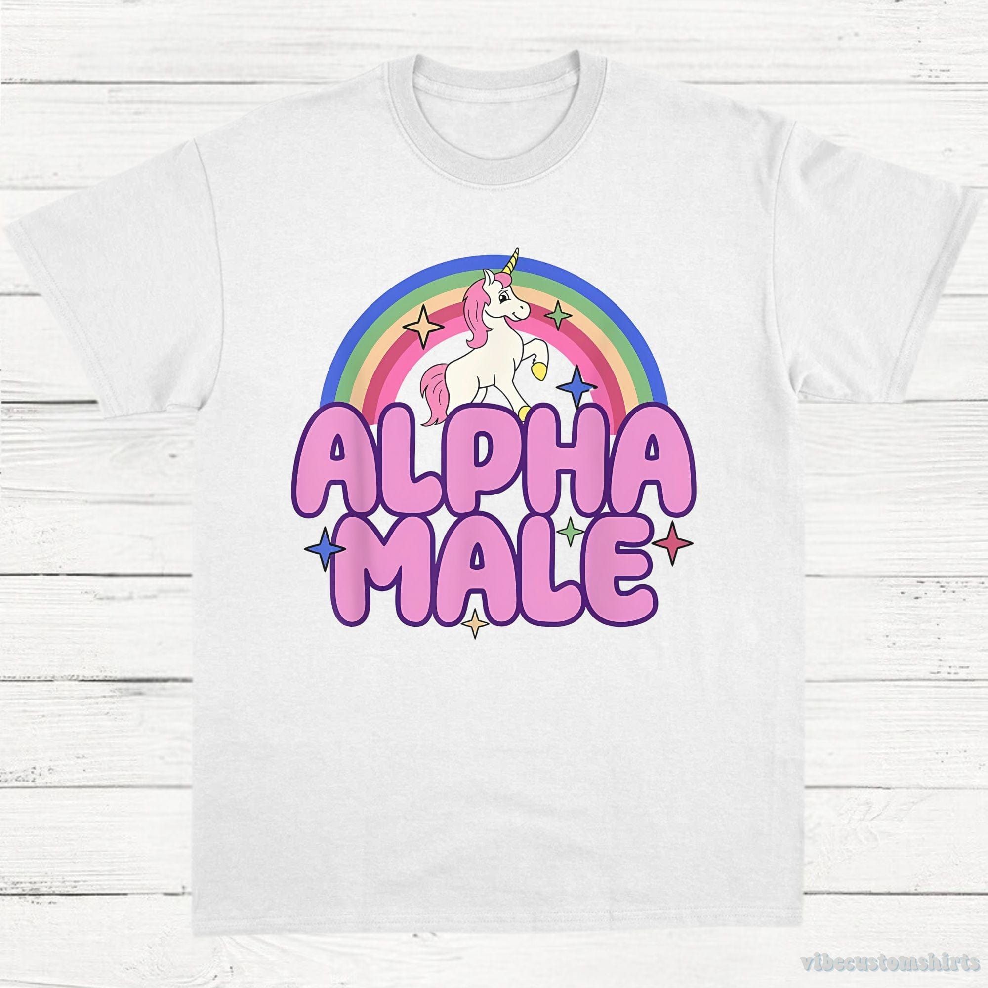 Alpha Male Funny Unicorn Shirt product image 2