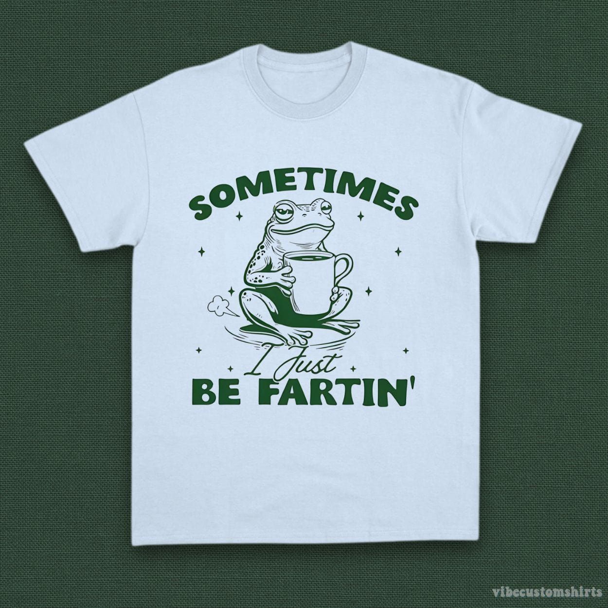 Sometimes I Just Be Farting Frog Shirt product image 3