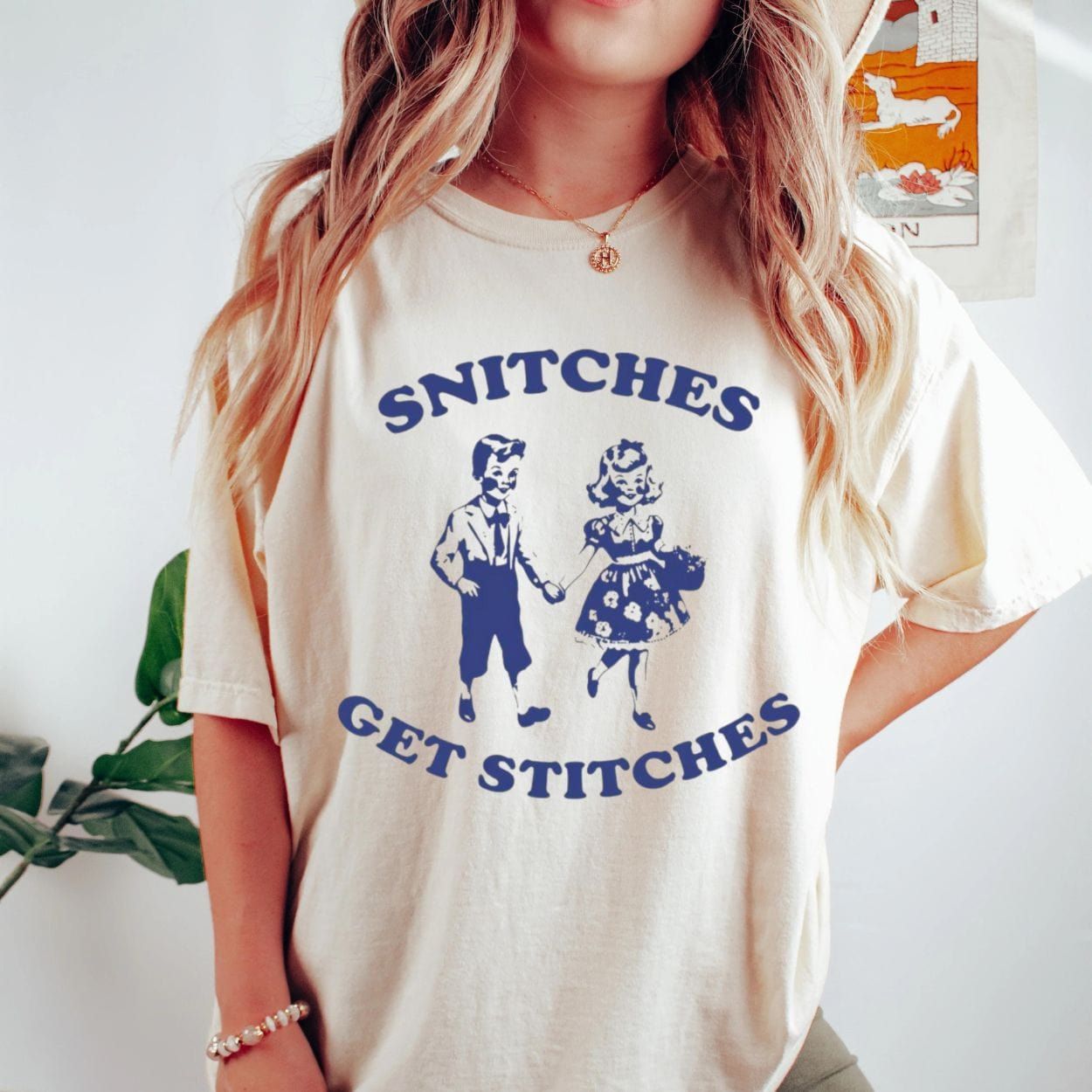 Vintage Snitches Get Stitches Shirt product image 4