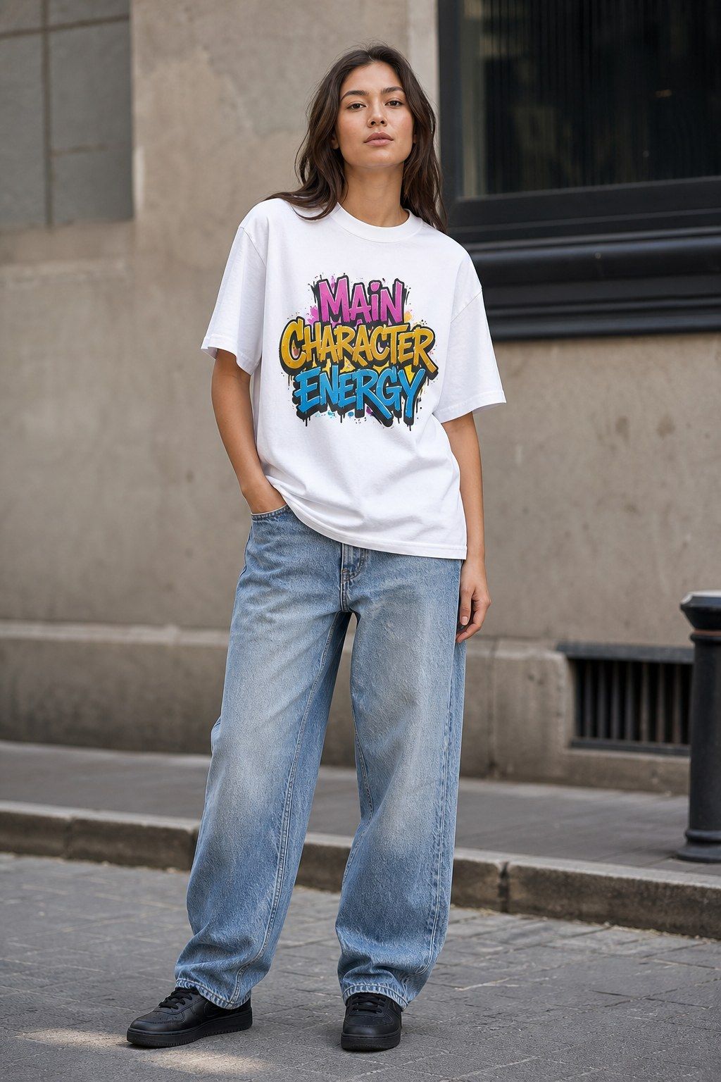 Main Character Energy Graffiti Tee product image 1
