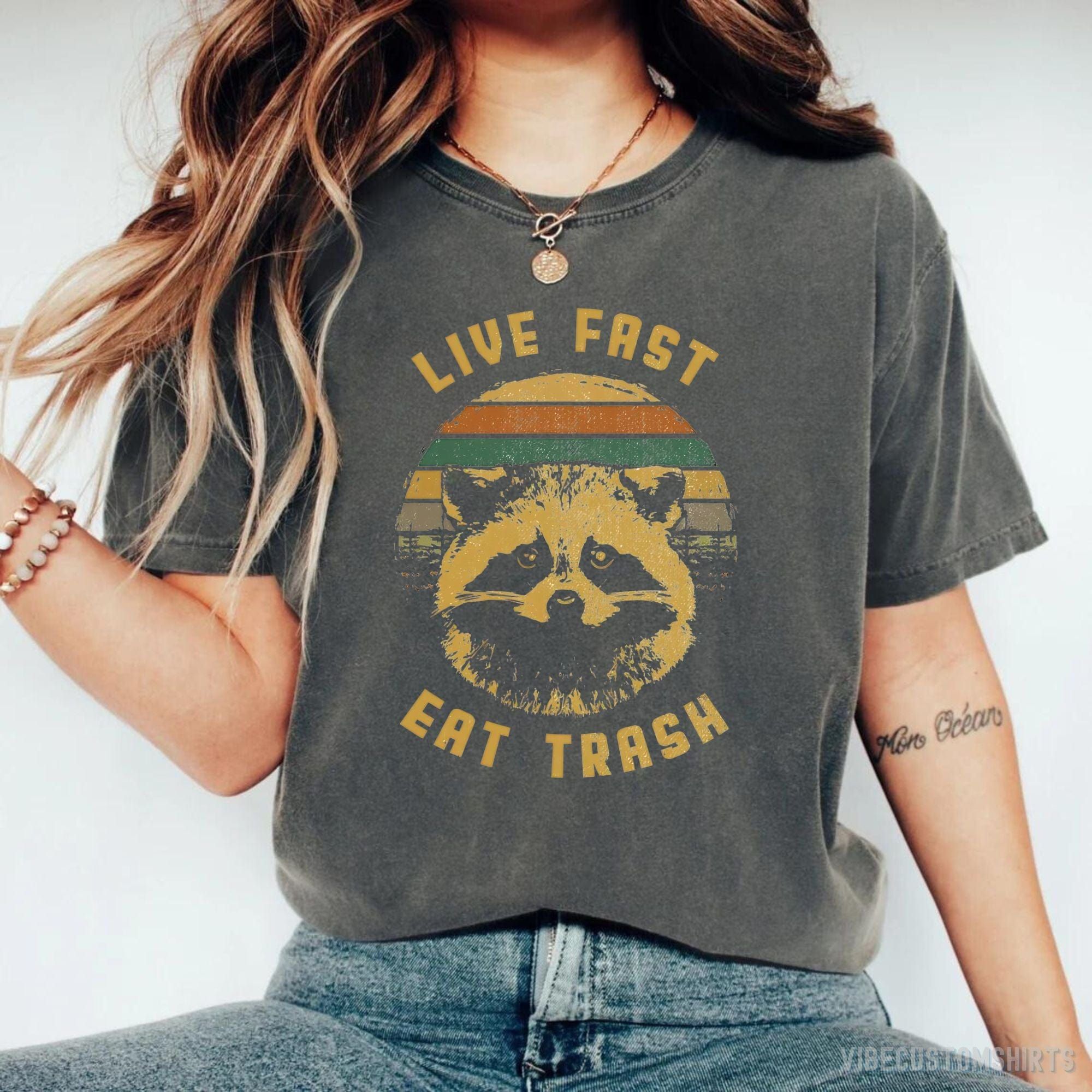 Live Fast Eat Trash Shirt product image 1