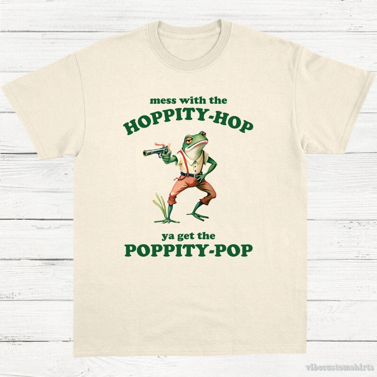 Mess With The Hoppity Hop Ya Get The Poppity Pop Frog Shirt product image 2