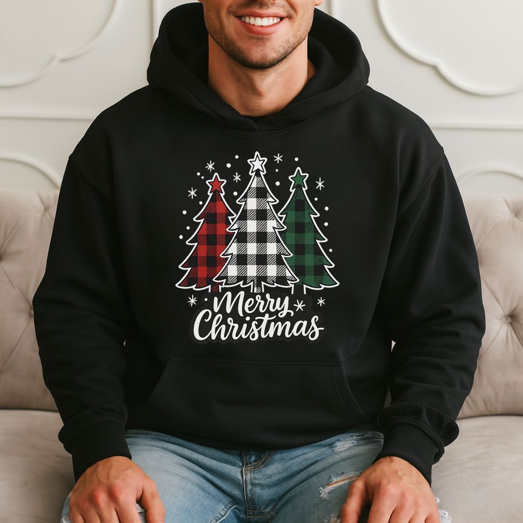 Merry Christmas - Festive Holiday Gift, Christmas Tree Hoodie product image 1