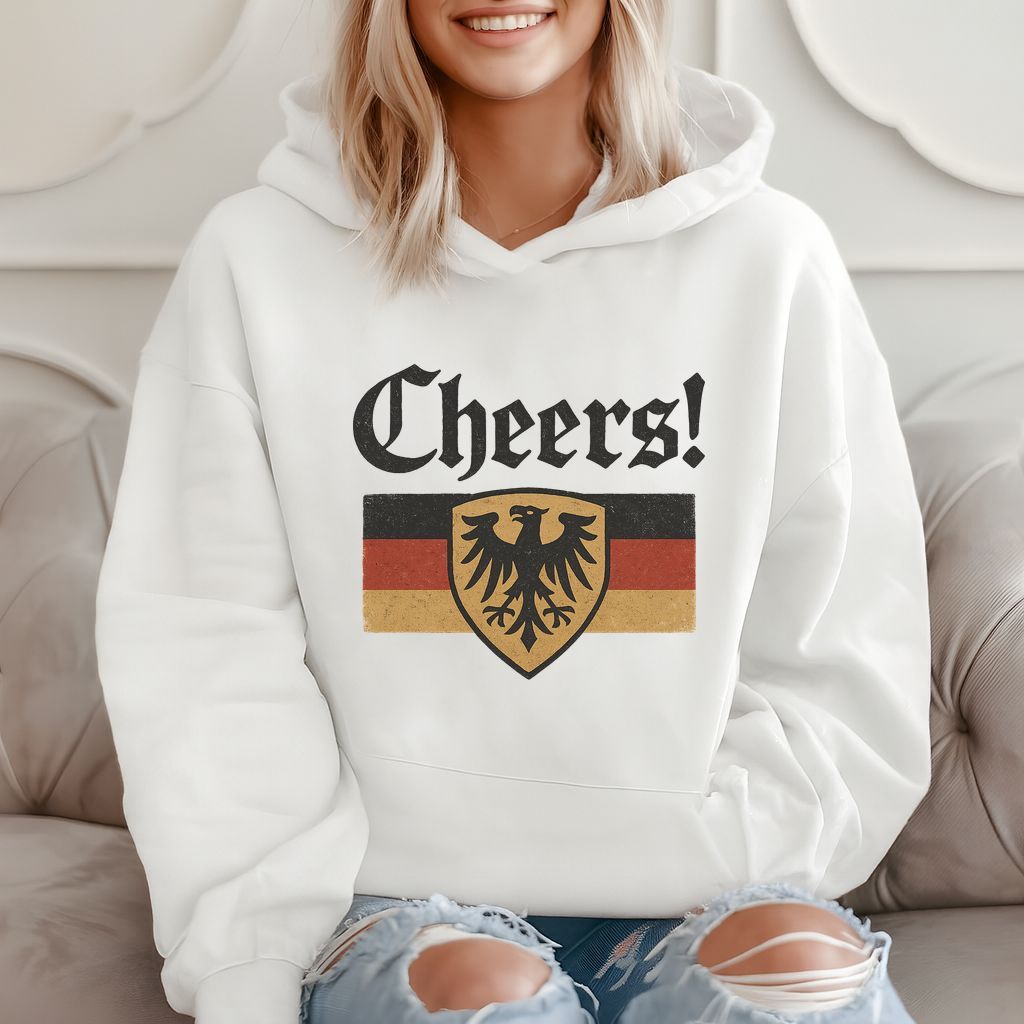Cheers! Vintage German Eagle Flag Fan Gift Hoodie product image 2