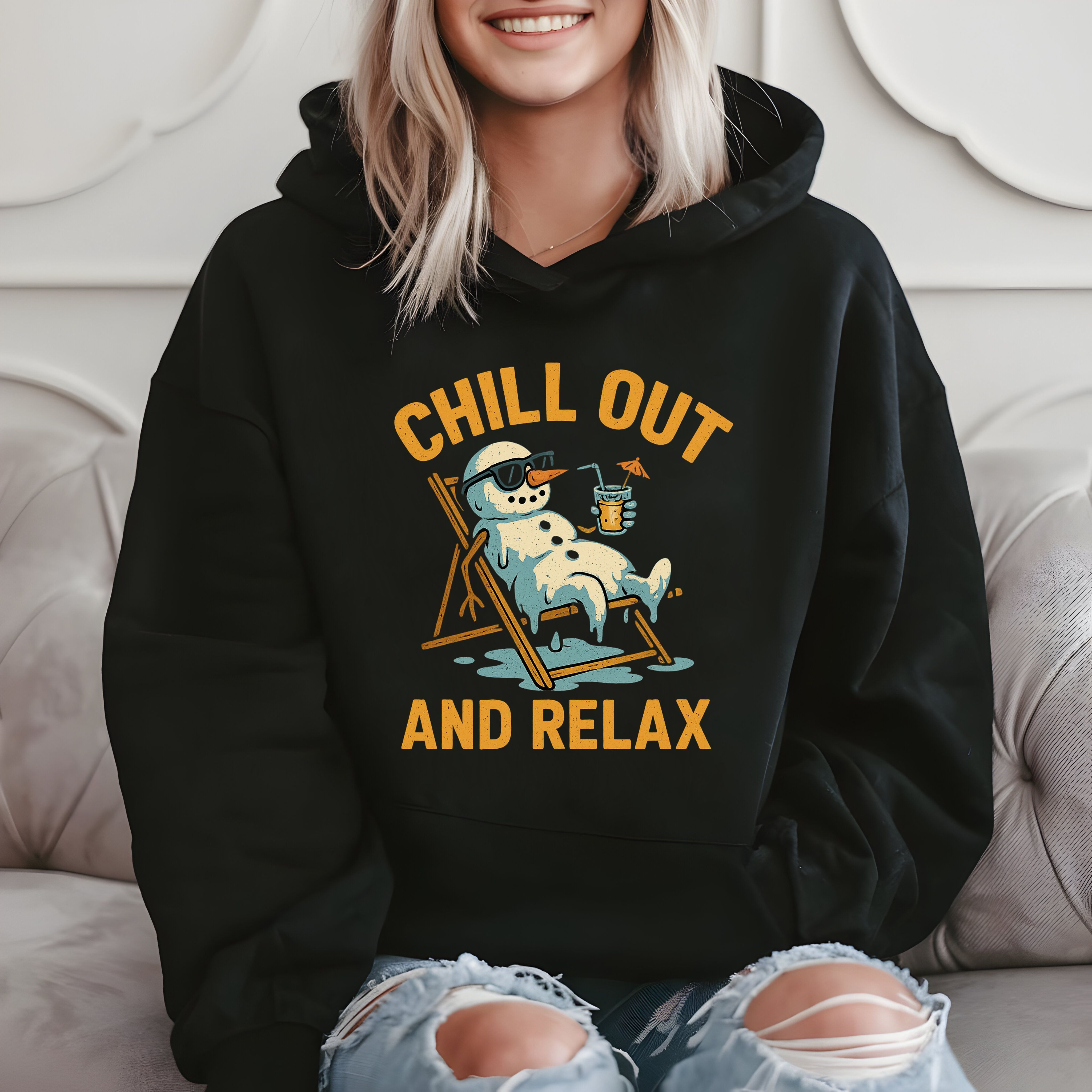 Chill Out And Relax Summer Vibes Gift Hoodie product image 2