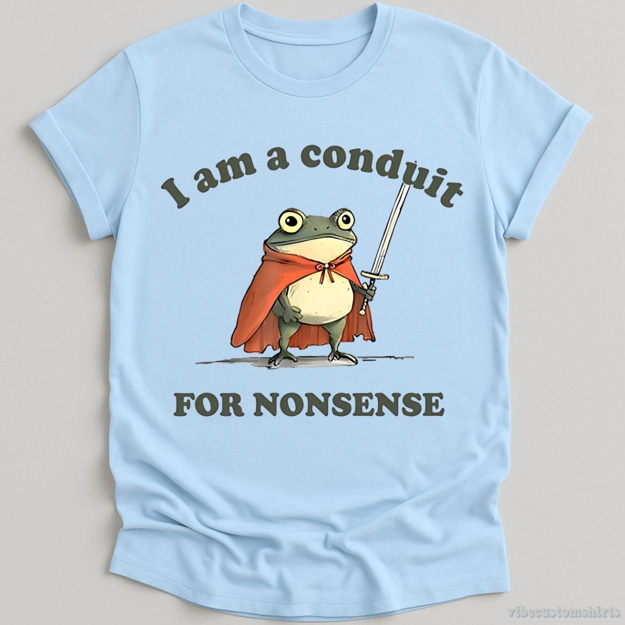 I Am A Conduit For Nonsense Frog Shirt product image 4