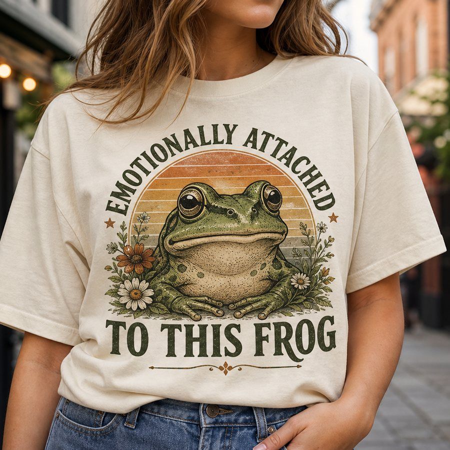 Emotionally Attached to This Frog T-Shirt product image 2