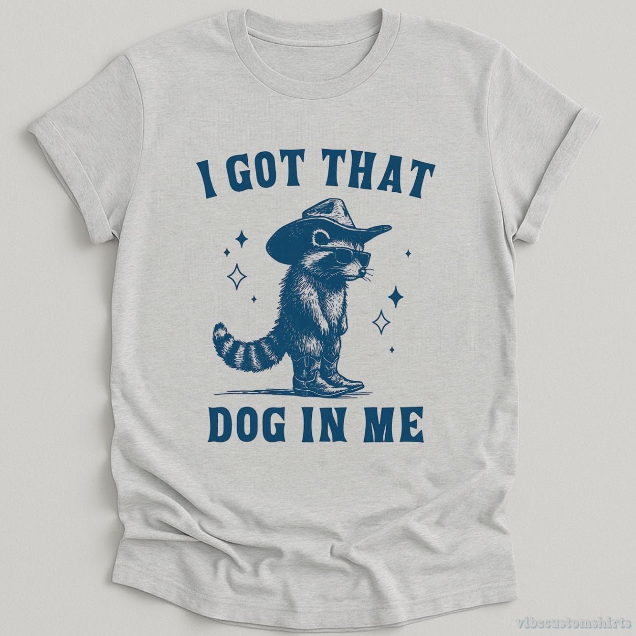 I Got That Dog in Me Cowboy Raccoon Shirt product image 2