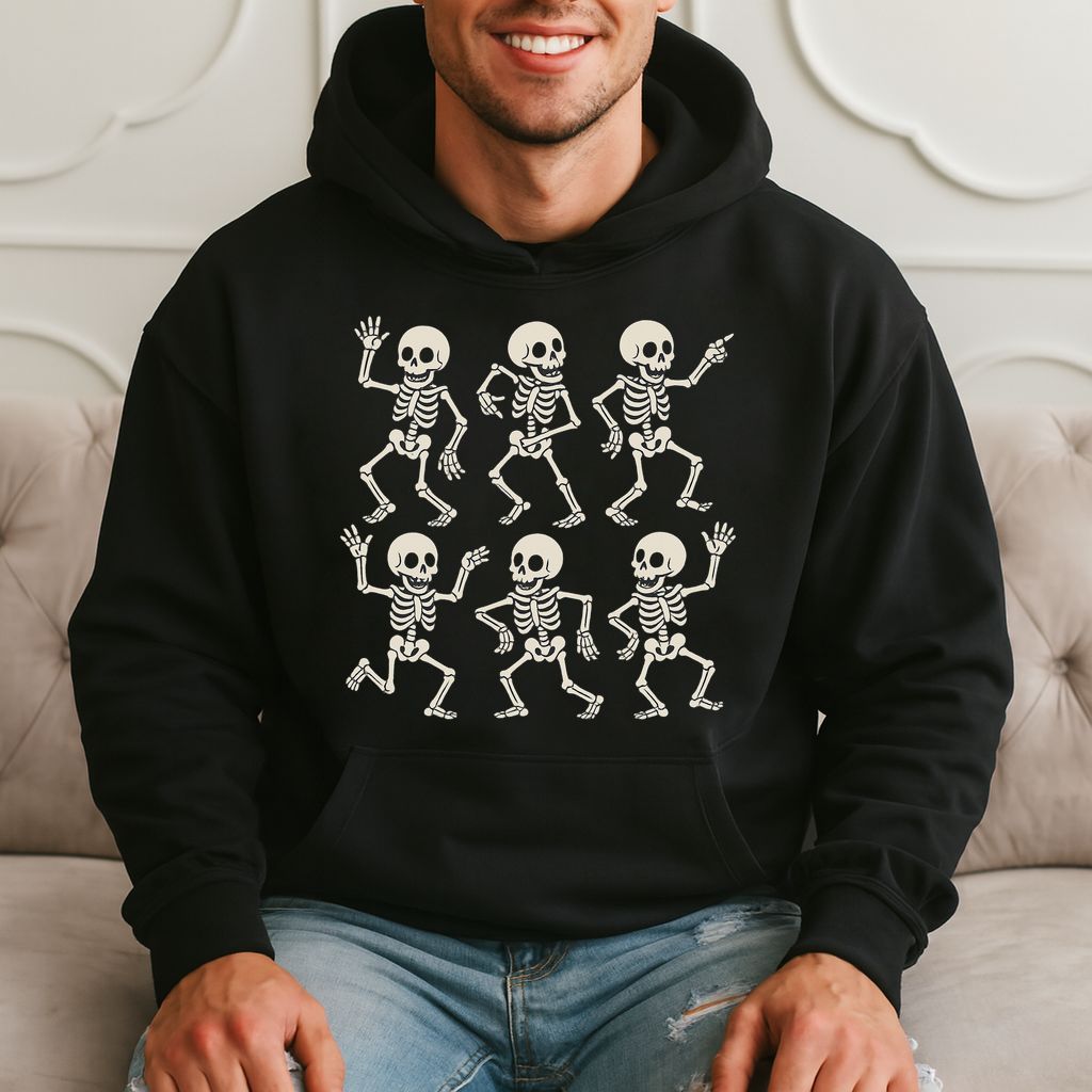 Dancing Skeletons - Funny Halloween Vibes Hoodie product image 1