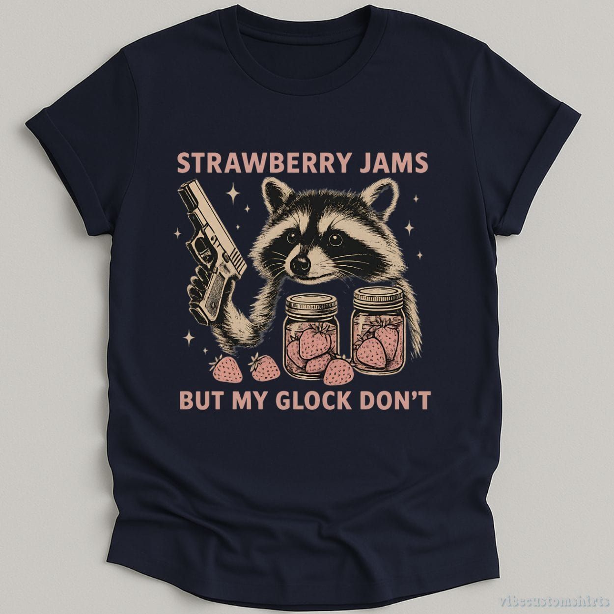 Strawberry Jams But My Glock Don't Shirt product image 2