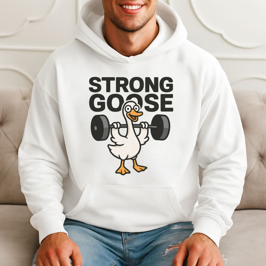 Strong Goose - Funny Workout Gym Hoodie product image 3