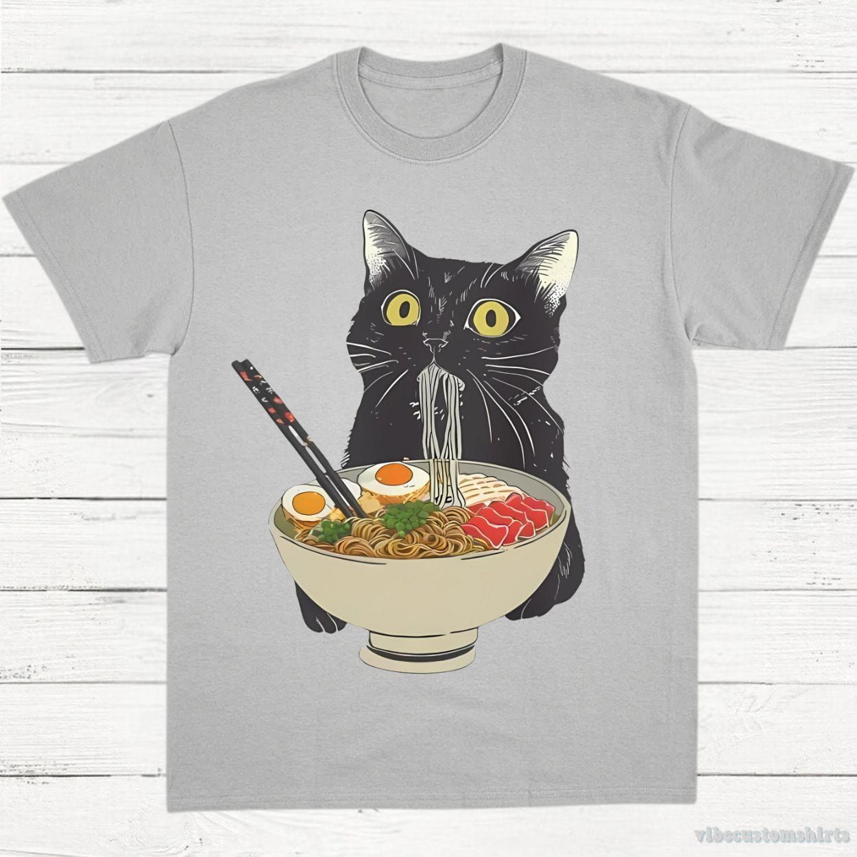 Noodle Cat, Ramen Cat Shirt product image 6
