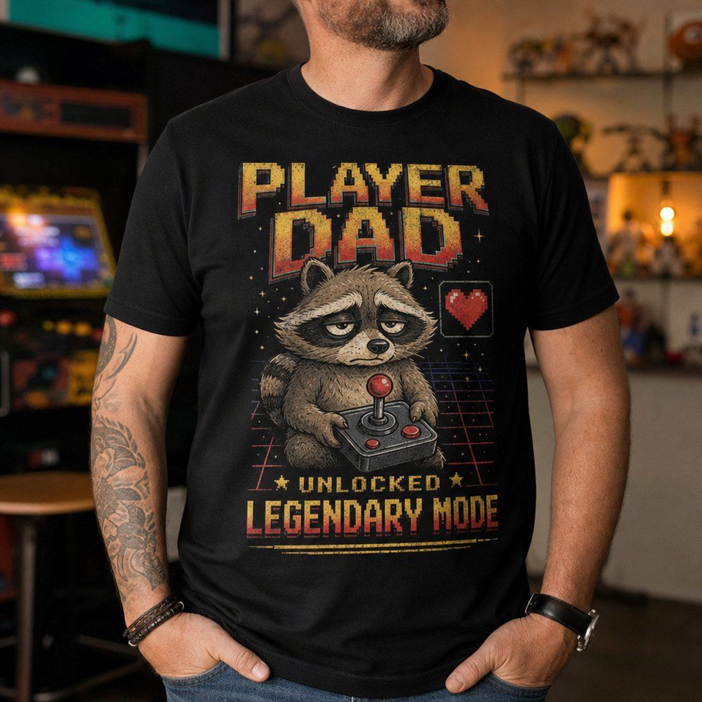 Player Dad Unlocked Legendary Mode T-Shirt product image 1