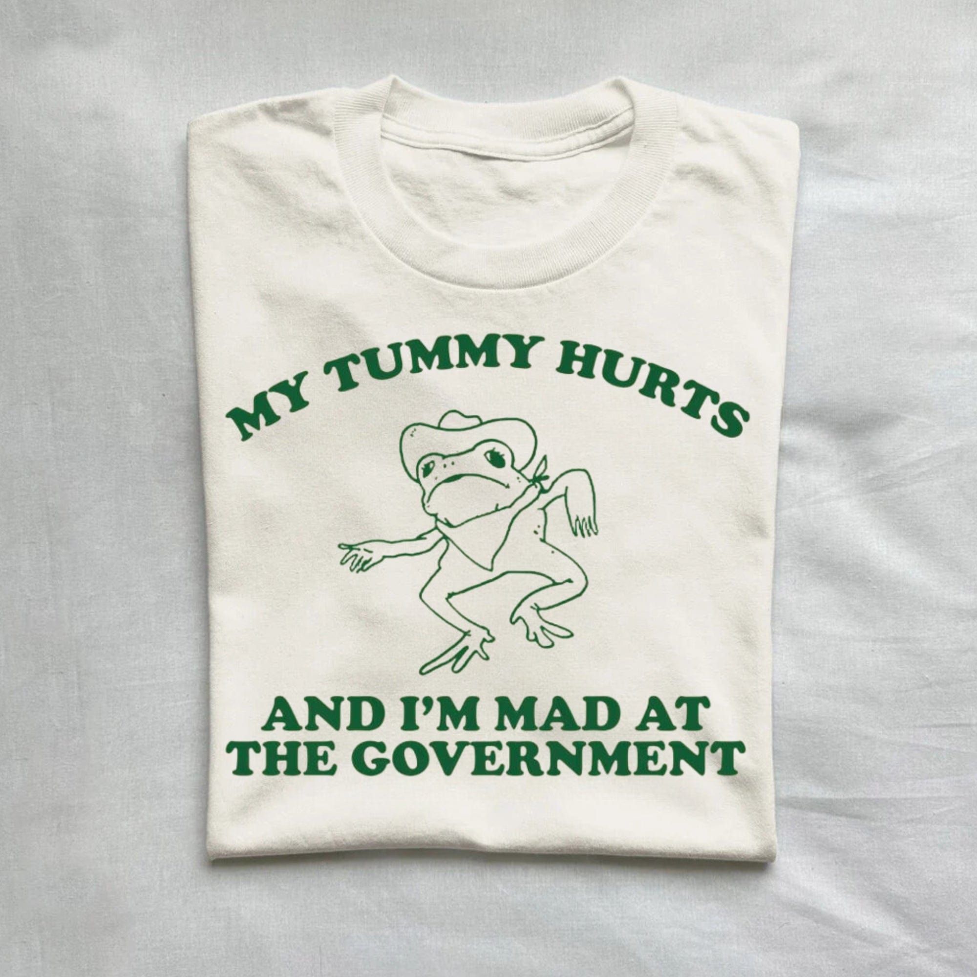 My Tummy Hurts And I'm Mad At The Government Vintage T-Shirt product image 1