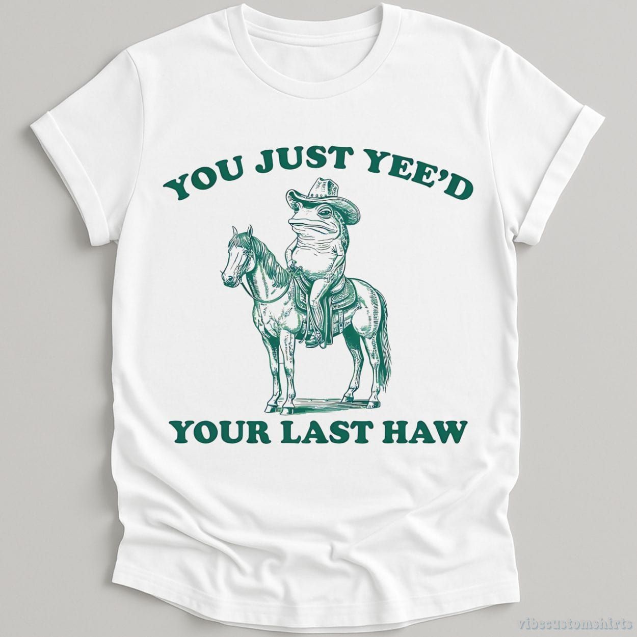 You Just Yeed Your Last Haw Cowboy Frog Shirt product image 2