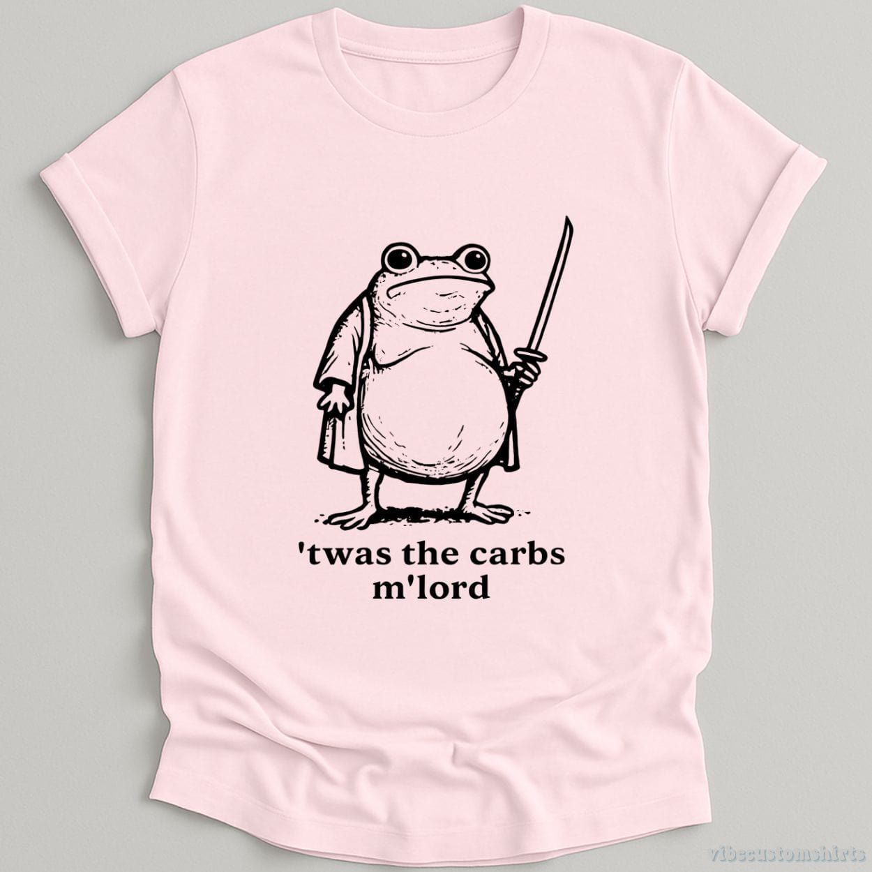 ’T was the Carbs M’Lord Hungry Frog Shirt product image 5