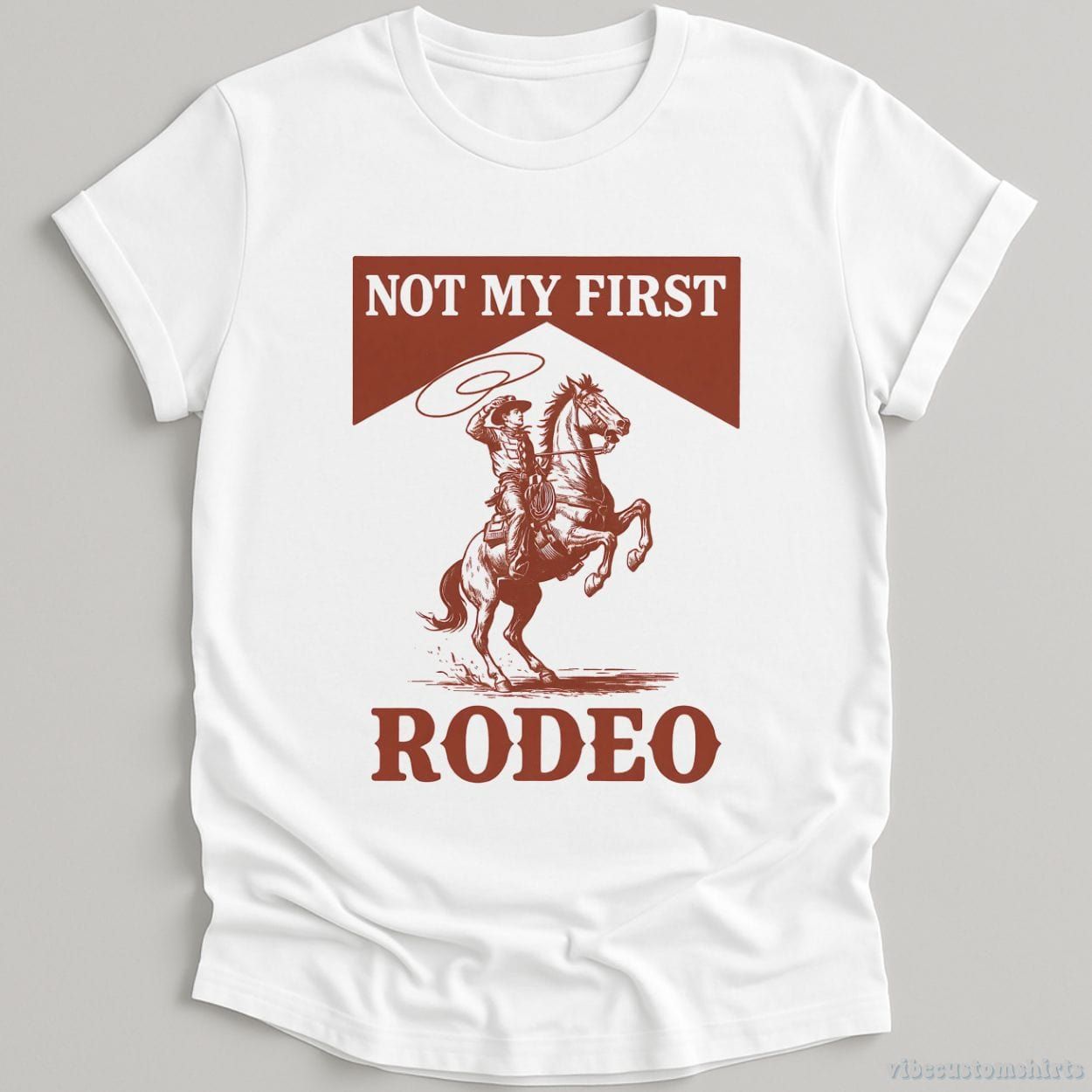 Not My First Rodeo Western Vintage Style Shirt product image 2