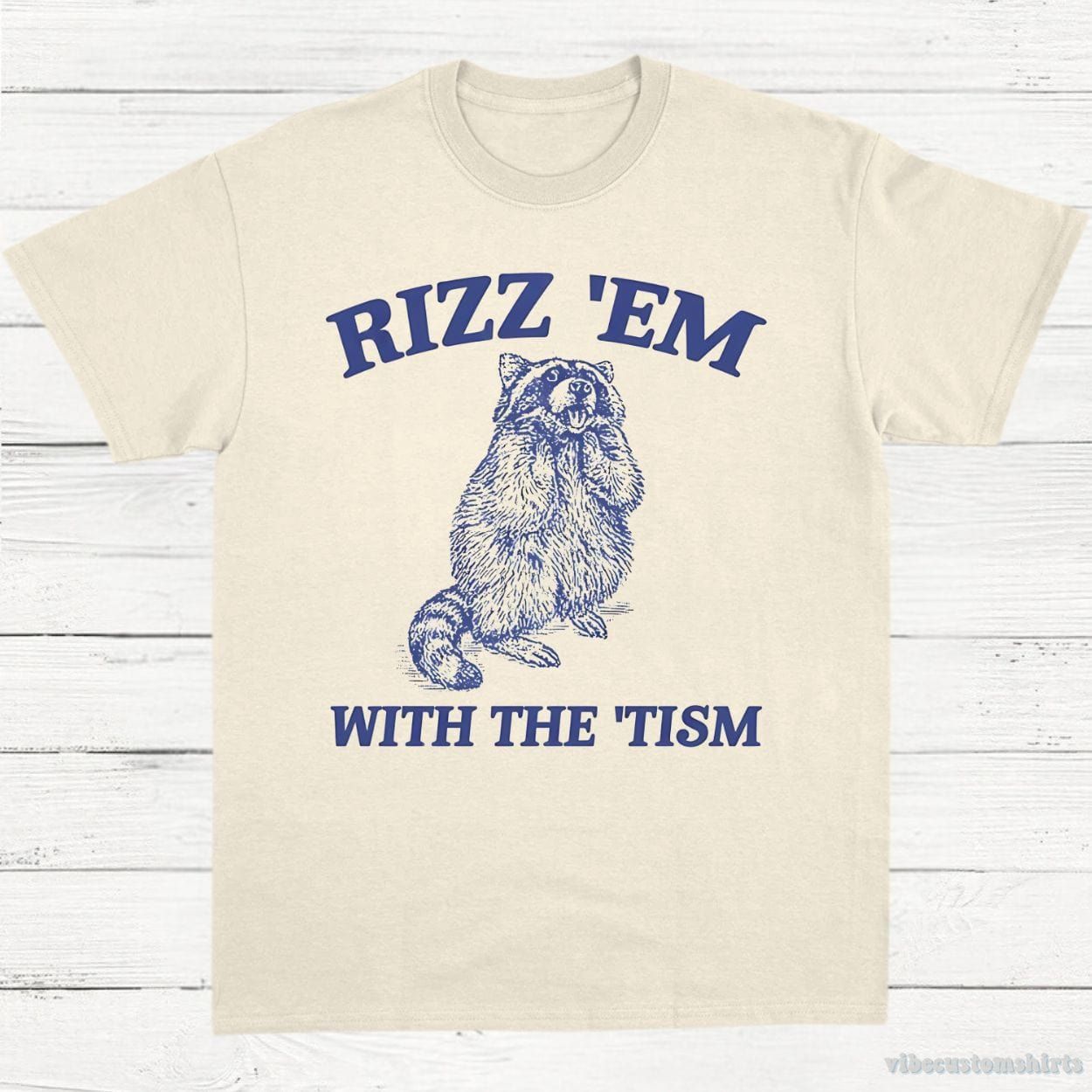 Rizz Em With The Tism Retro Shirt product image 2