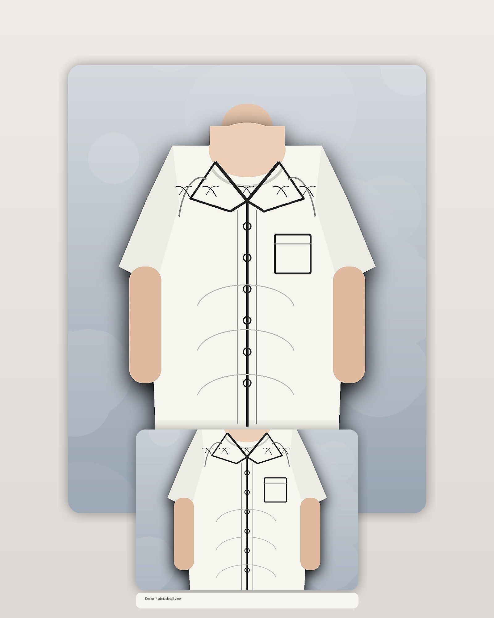 Fake Button-Up Shirt Tee product image 2