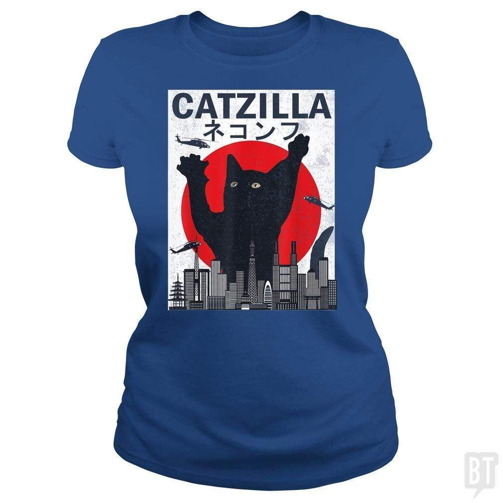 Catzilla Japanese Sunset - tshirt product image 10