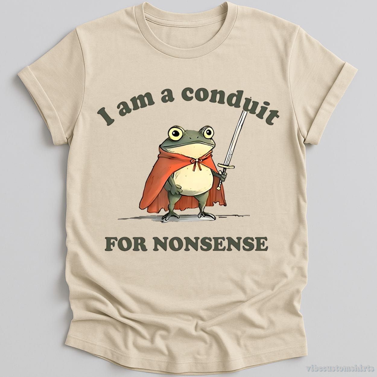 I Am A Conduit For Nonsense Frog Shirt product image 2