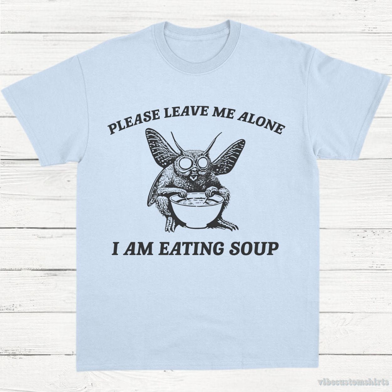 Retro Mothman I Am Eating Soup Cryptid Vintage Shirt product image 4
