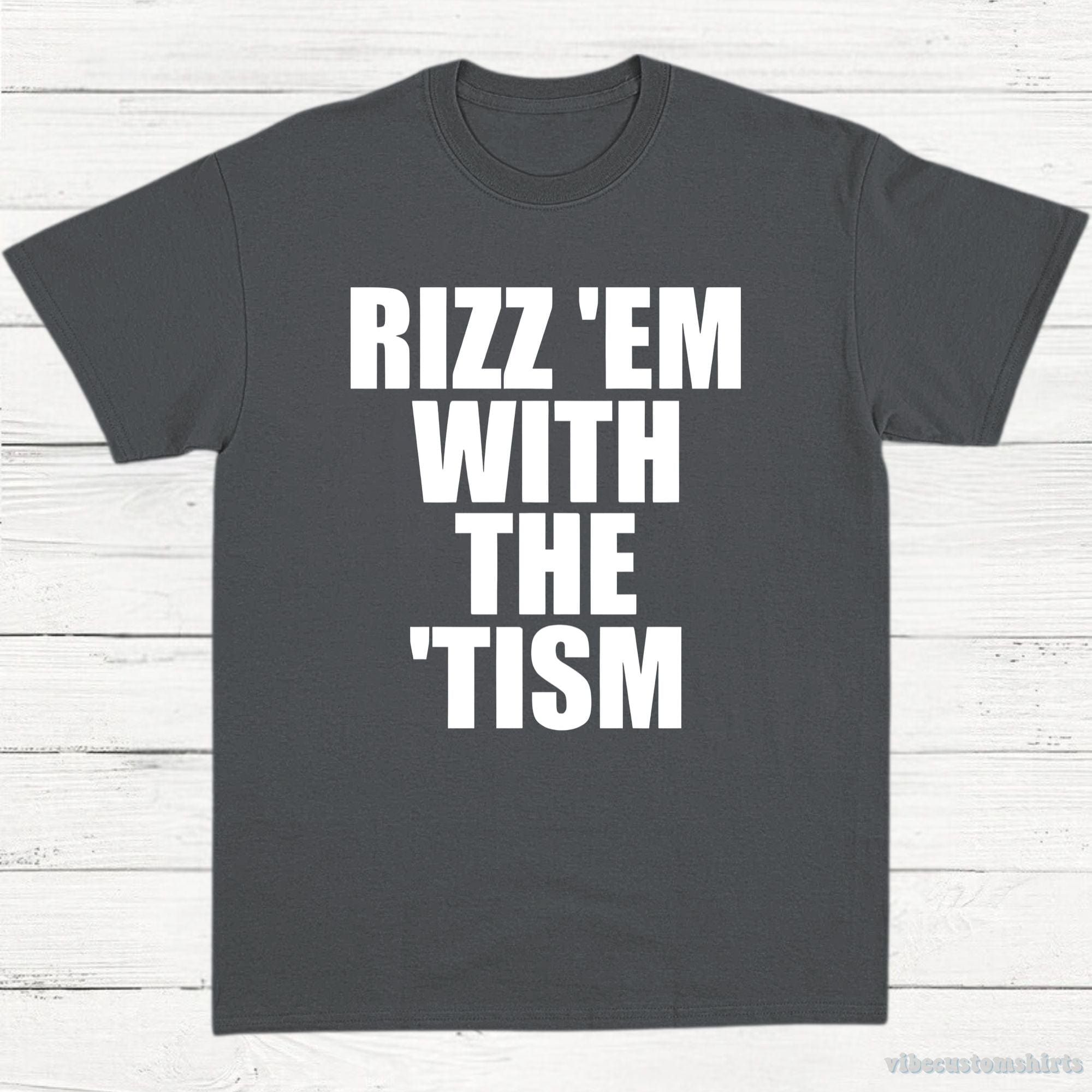 Rizz Em With The Tism Vintage Style Unisex Shirt product image 4