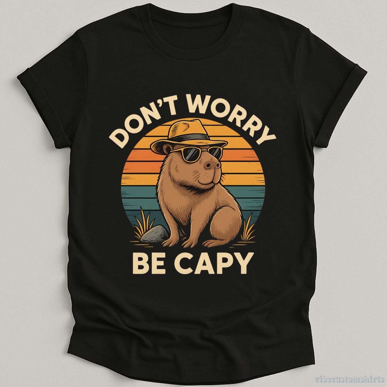 Don't Worry Be Capy Shirt product image 2