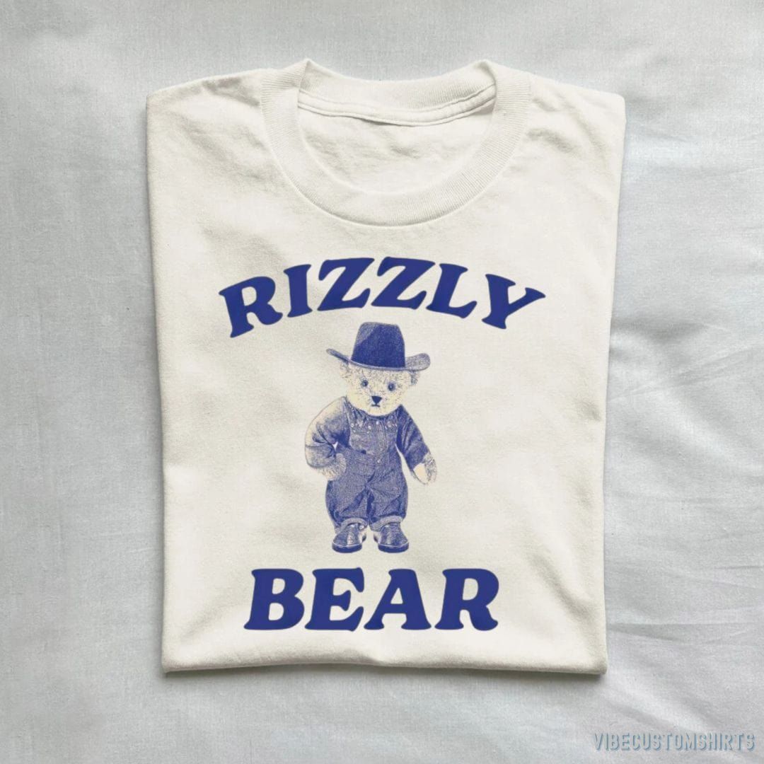 Rizzly Bear Funny Bear Meme T-Shirt product image 1