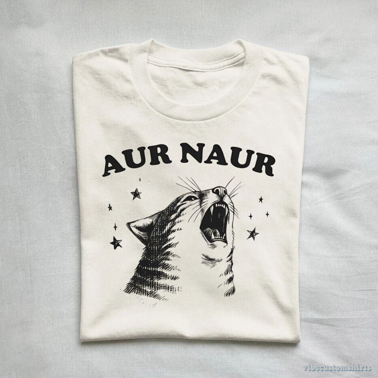 Aur Naur Vintage Cat Shirt product image 1