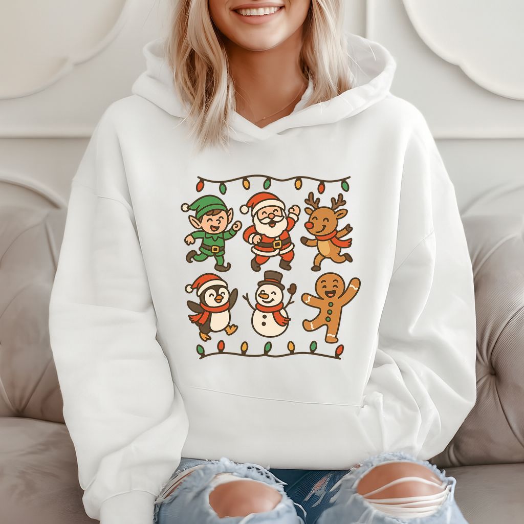 Jolly Christmas Crew Funny Holiday Hoodie product image 2